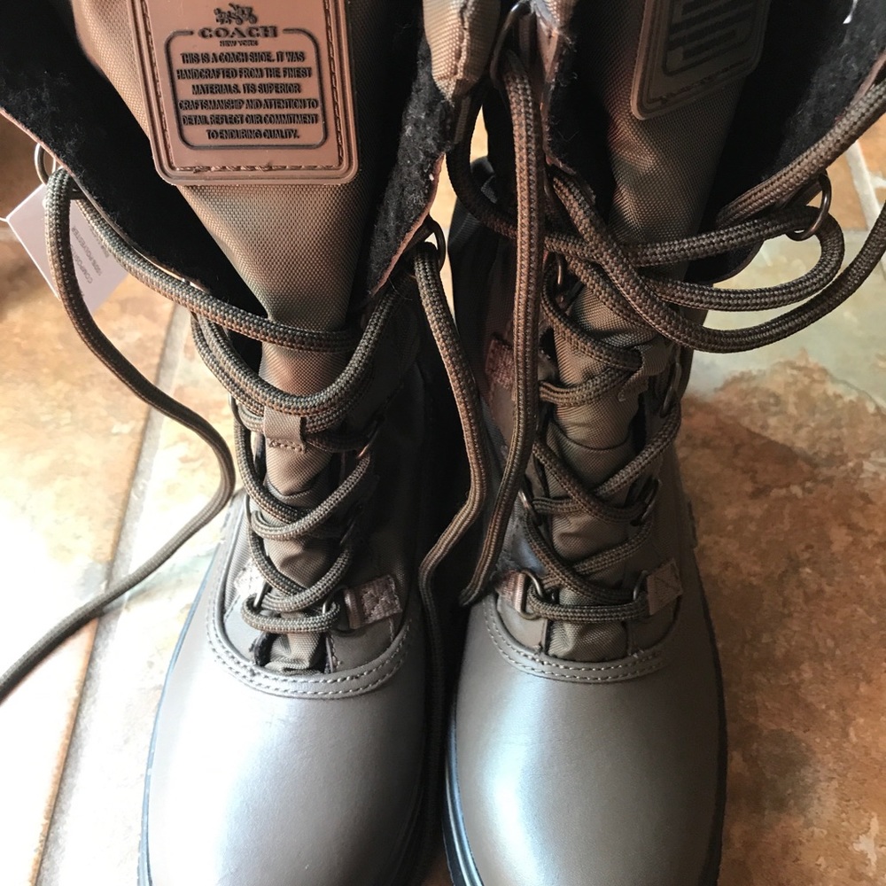 Brand new Coach boots with tags!